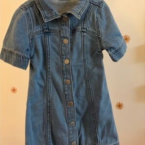 Blue Denim Kids Dress